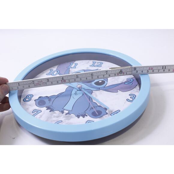 Lilo And Stitch, Disney, Blue, 2004, Wall Clock, Wall Decor, Vintage, Round, , 2 - Picture 2 of 2